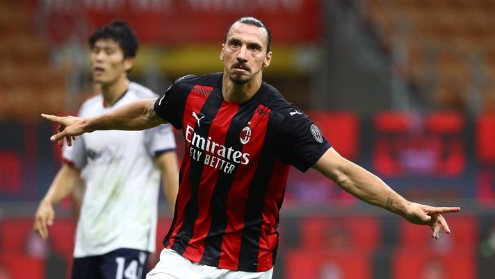 Zlatan Ibrahimovic esulta per il gol del 2-0 in Milan-Bologna (credits: GETTY Images) Zlatan Ibrahimovic esulta per il gol del 2-0 in Milan-Bologna (credits: GETTY Images)