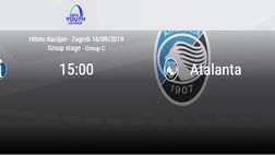 Youth League – Dinamo Zagabria-Atalanta 1-0. Il tabellino della gara