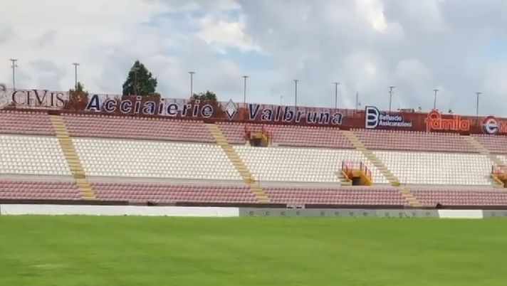 Lo stadio Menti di Vicenza 