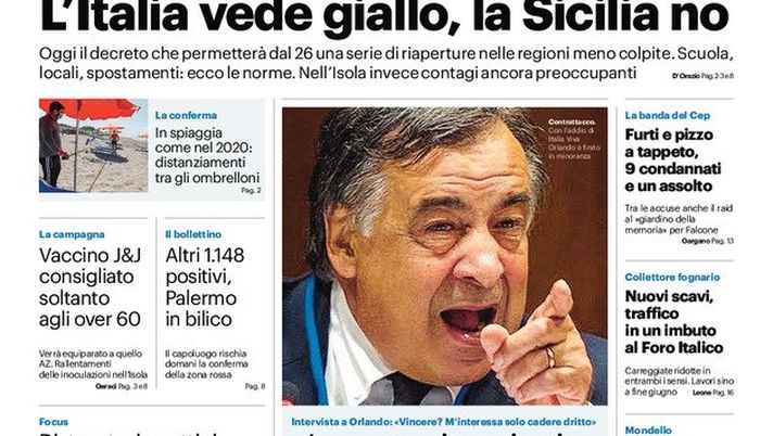 Prima Pagina, Giornale di Sicilia: “L’Italia vede giallo, la Sicilia no. La Superlega perde pezze, rinunce e veleni” 