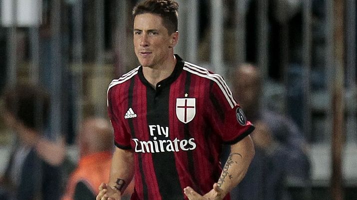 Fernando Torres a segno in Empoli-Milan del 2014-2015 (credits: GETTY Images) 