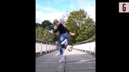 La bella freestyler è un talento, che numeri da paura!