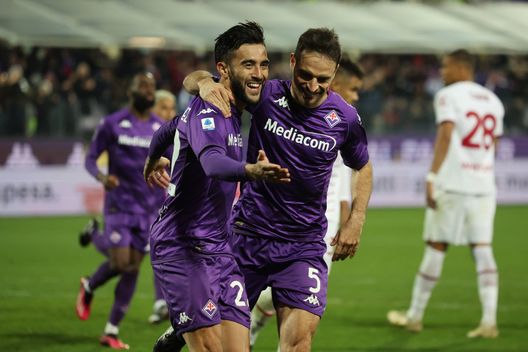 GERMOGLI PH: 4 MARZO 2023 FIRENZE STADIO ARTEMIO FRANCHI FIORENTINA VS MILAN FOTO GOL ESULTANZA GONZALEZ Nico Gonzalez, l’insostituibile di Italiano: l’argentino è rinato- immagine 2