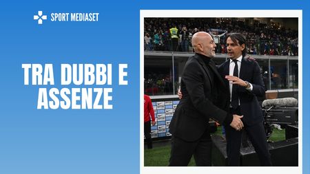 Stefano Pioli Simone Inzaghi, allenatori di Milan e Inter