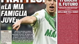 Prima Pagina, Tuttosport: “Frattesi, famiglia Juve. Zhang-Mourinho, imbarazzi Inter”