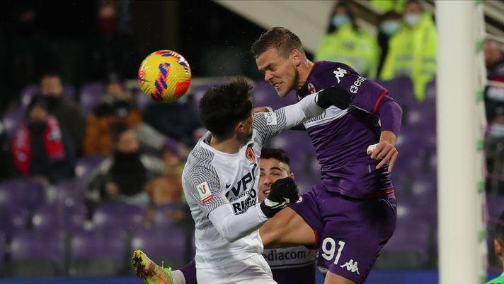 GERMOGLI PH: 15 DICEMBRE 2021 FIRENZE STADIO ARTEMIO FRANCHI PARTITA COPPA ITALIA 2021 2022 FIORENTINA VS BENEVENTO ALEKSANDR KOKORIN © FOTOCRONACHE GERMOGLI 