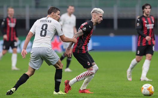 Milan-Sparta Praga all'andata (Photo by Emilio Andreoli/Getty Images) Milan-Sparta Praga all'andata (Photo by Emilio Andreoli/Getty Images)