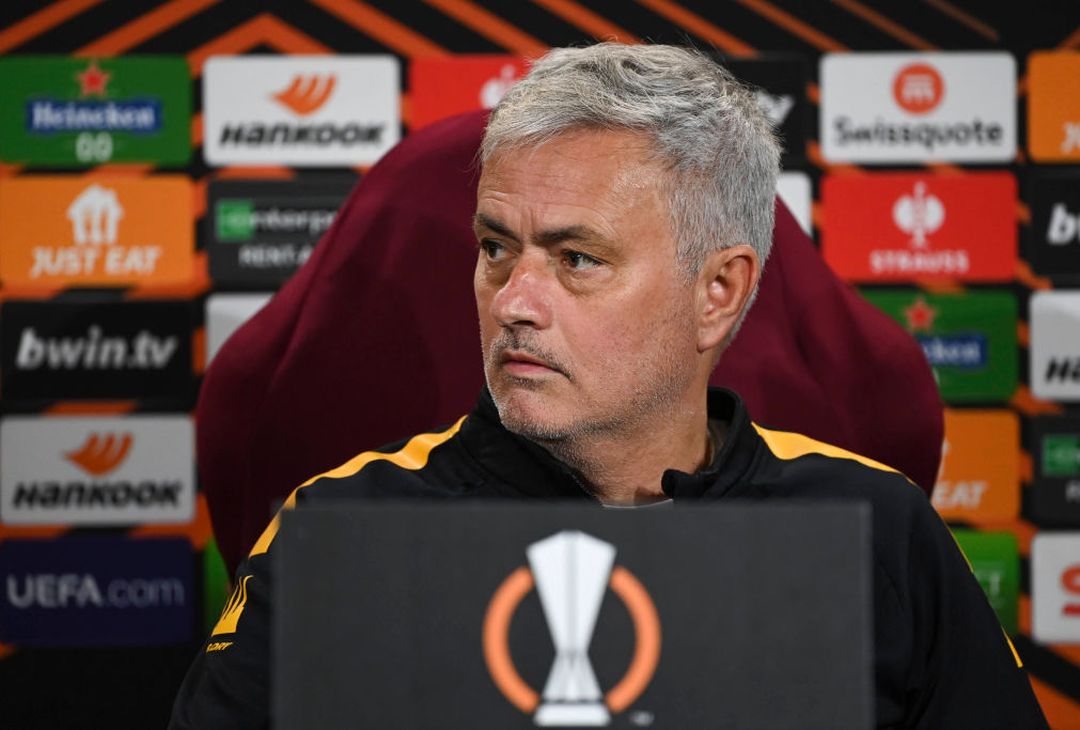 Mourinho e Mancini in conferenza stampa in vista di Roma-Salisburgo – FOTO GALLERY - immagine 11