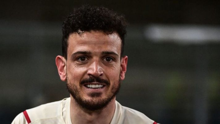 AC Milan's Italian midfielder Alessandro Florenzi celebrates after scoring during the Italian Serie A football match between Hellas Verona and AC Milan on May 8, 2022 at the Marcantonio-Bentegodi stadium in Verona. (Photo by MIGUEL MEDINA / AFP) (Photo by MIGUEL MEDINA/AFP via Getty Images) Milan, Florenzi sempre più vicino al pieno recupero. Le novità su Calabria e Bennacer - immagine 1