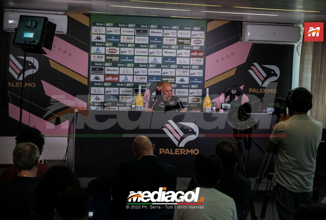 FOTO PALERMO, verso il Cittadella: mister Corini in conferenza (Gallery) - immagine 3