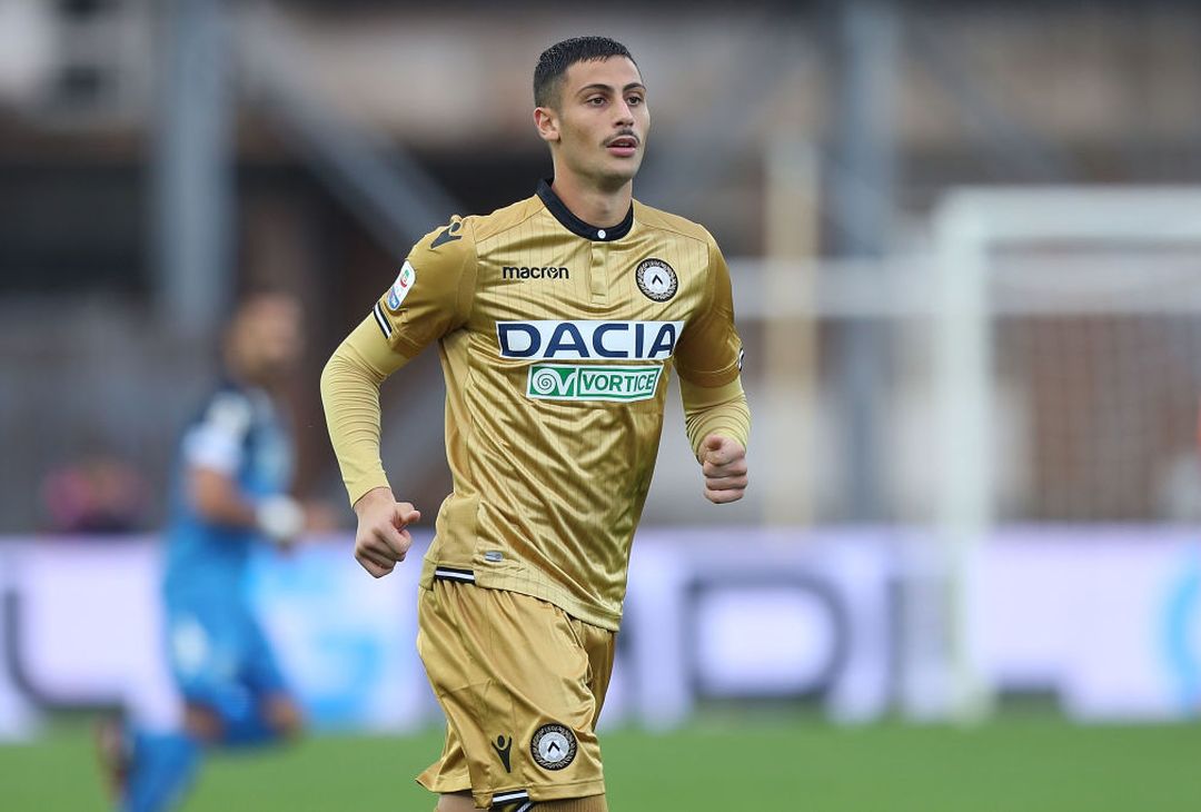  EMPOLI, ITALY - NOVEMBER 11: Rolando Mandragora of Udinese in action during the Serie A match between Empoli and Udinese at Stadio Carlo Castellani on November 11, 2018 in Empoli, Italy.  (Photo by Gabriele Maltinti/Getty Images) 