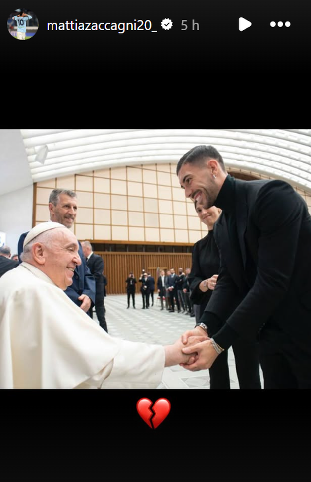 Storia Instagram di Zaccagni