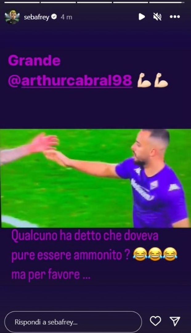 FOTO – Frey risponde a Marelli: “Cabral da ammonire? Ma per favore”- immagine 2