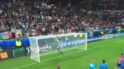 VIDEO / Buffon in stile Fantozzi: ecco come reagisce dopo la caduta rovinosa