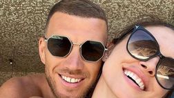 Dzeko diventerà papà per la quinta volta, l’annuncio della moglie. E lady D’Ambrosio: “Eri….”