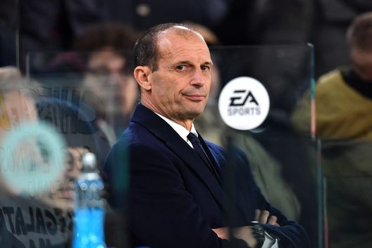 TURIN, ITALY - JANUARY 22: Massimiliano Allegri, Head Coach of Juventus, looks on during the Serie A match between Juventus and Atalanta BC at Allianz Stadium on January 22, 2023 in Turin, Italy. (Photo by Valerio Pennicino/Getty Images) Allegri