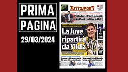 Prima pagina Tuttosport: “Abbraccerò Acerbi”. Le parole di Gravina