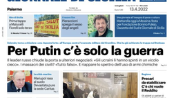 Prima Pagina, Giornale di Sicilia: “Per Putin solo guerra. Carburanti alle stelle”