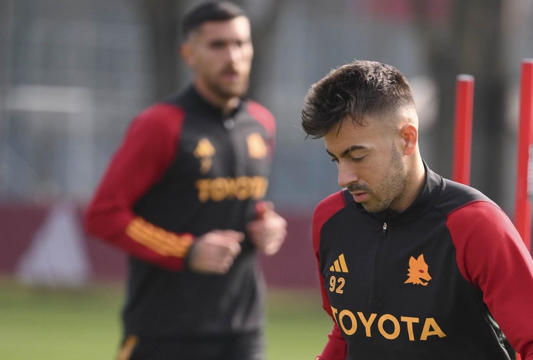 Roma, la rifinitura alla vigilia del match contro la Salernitana – FOTOGALLERY - immagine 19