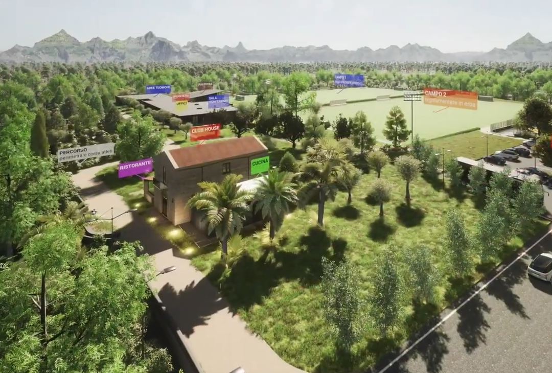 FOTO Il rendering del futuro centro sportivo del Palermo FC - immagine 6