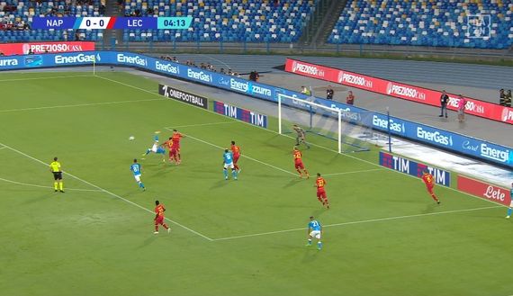 VIDEO Napoli-Lecce 1-1, Colombo sigla il pareggio con un gran gol fuori area- immagine 2