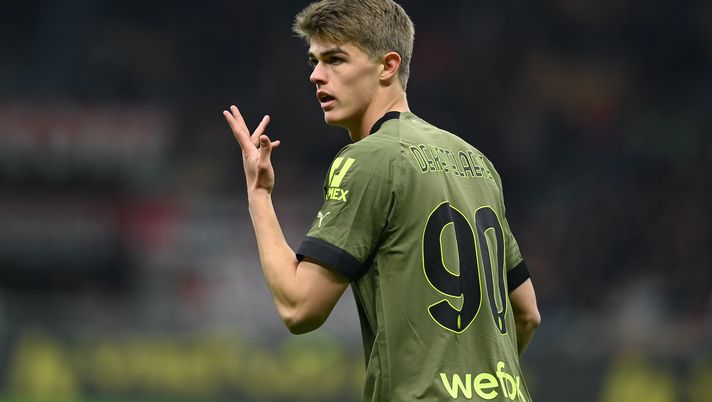 Charles De Ketelaere (attaccante AC Milan), qui durante Milan-Empoli 0-0 (Serie A 2022-2023) | News (Getty Images) Charles De Ketelaere AC Milan Milan-Empoli 0-0 Serie A 2022-2023