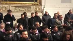 VIDEO Morte Biagio Conte, il Palermo presente alla veglia funebre