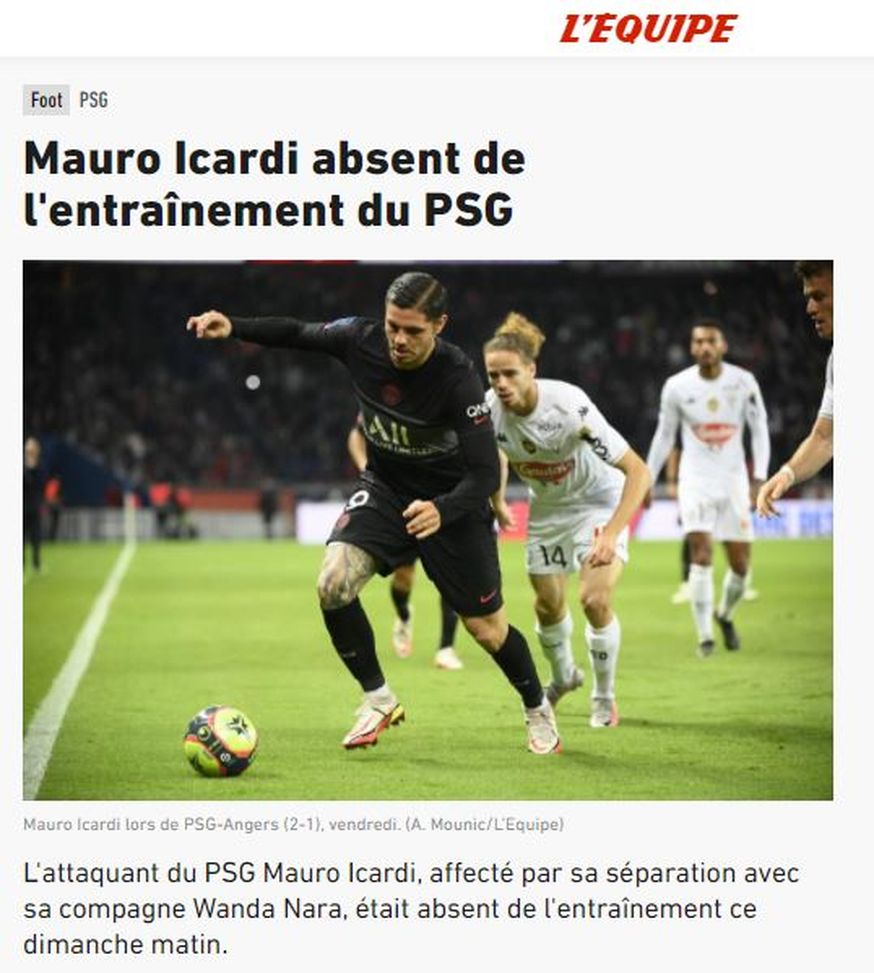 Wanda Nara lascia Parigi, Icardi non si allena con il PSG- immagine 2