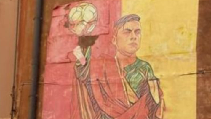 Roma, spunta murales a Testaccio dedicato a Dybala: “San Paulo la Joya”  Roma