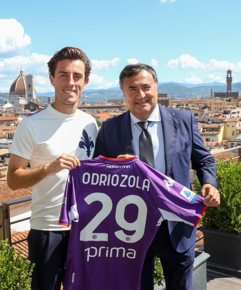 GERMOGLI PH 1 SETTEMBRE 2021 FIRENZE HOTEL EXCELSIOR PRESENTAZIONE DEL NUOVO GIOCATORE DELLA FIORENTINA ODRIOZOLA NELLA FOTO GERMOGLI PH 1 SETTEMBRE 2021 FIRENZE HOTEL EXCELSIOR PRESENTAZIONE DEL NUOVO GIOCATORE DELLA FIORENTINA ODRIOZOLA NELLA FOTO