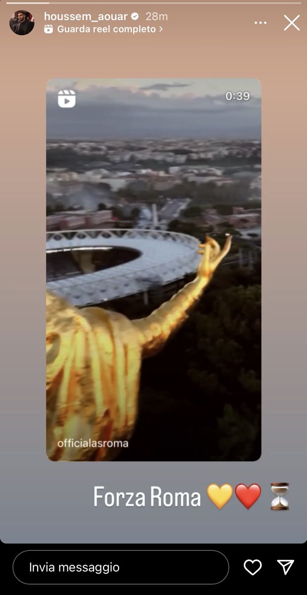 Il derby si avvicina. Aouar carica i compagni a distanza: “Forza Roma”- immagine 2