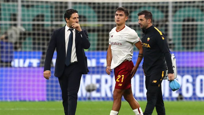 Roma, solo crampi per Dybala. Pellegrini out per un fastidio, ma non preoccupa - immagine 1