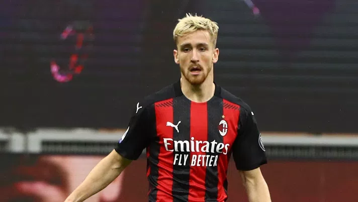 Alexis Saelemaekers (centrocampista AC Milan) durante Milan-Spezia 3-0 (Serie A 2020-2021) | AC Milan News (Getty Images)