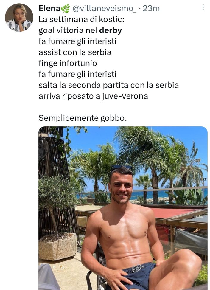 Derby e ancora derby: l’elogio social di Filip Kostic- immagine 2