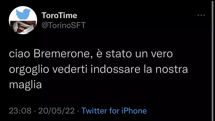 Torino-Roma 0-3, le reazioni social: “Ciao Bremerone, è stato un onore” - immagine 1