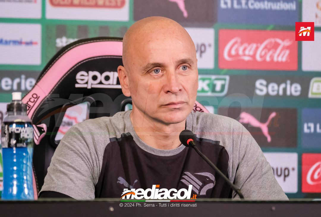 FOTO PALERMO, verso il Brescia: Eugenio Corini in conferenza stampa (GALLERY) - immagine 3
