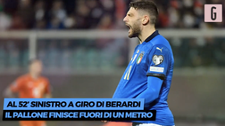 VIDEO Italia-Macedonia, Trajkovski gela Mancini: le immagini del disastro azzurro