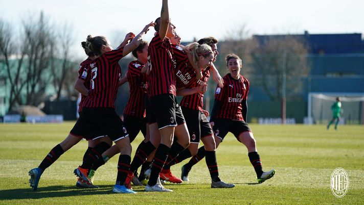 La gioia delle ragazze del Milan femminile (Foto AC Milan) La gioia delle ragazze del Milan femminile (Foto AC Milan)