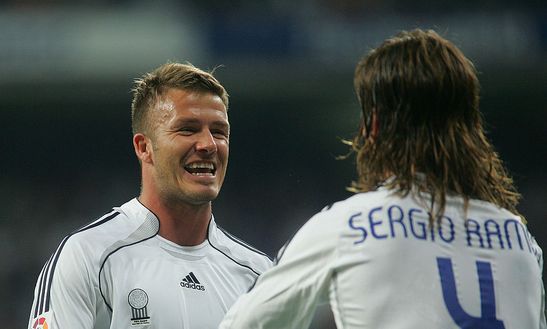Sergio Ramos David Beckham (getty images) Sergio Ramos David Beckham (getty images)