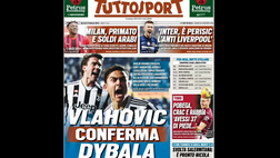 Prima Pagina, Tuttosport: “Vlahovic conferma Dybala. Svolta Salernitana”