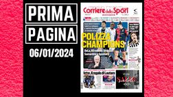 Prima pagina Corriere dello Sport: “Polizza Champions”
