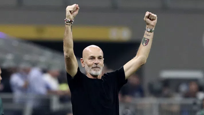 Stefano Pioli AC Milan Milan-Juventus 2-0 Serie A 2022-2023