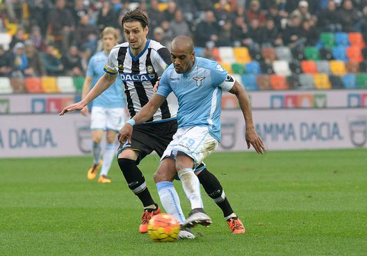 Konko con la maglia della Lazio Fiorentina