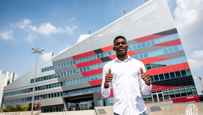 Rafael Leao, attaccante del Milan (credits: acmilan.com) 