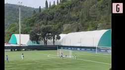 VIDEO / Come segna Cassano jr! E papà Antonio riprende tutto
