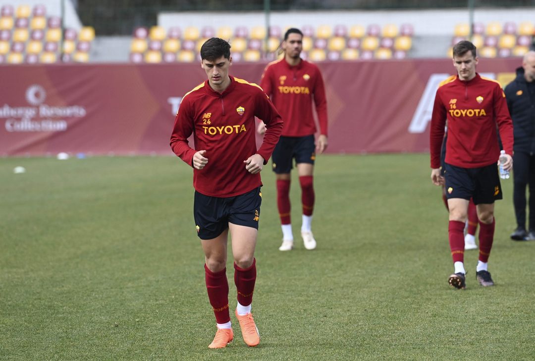 Roma, Pellegrini si allena in gruppo. Dybala a parte – FOTO GALLERY - immagine 11