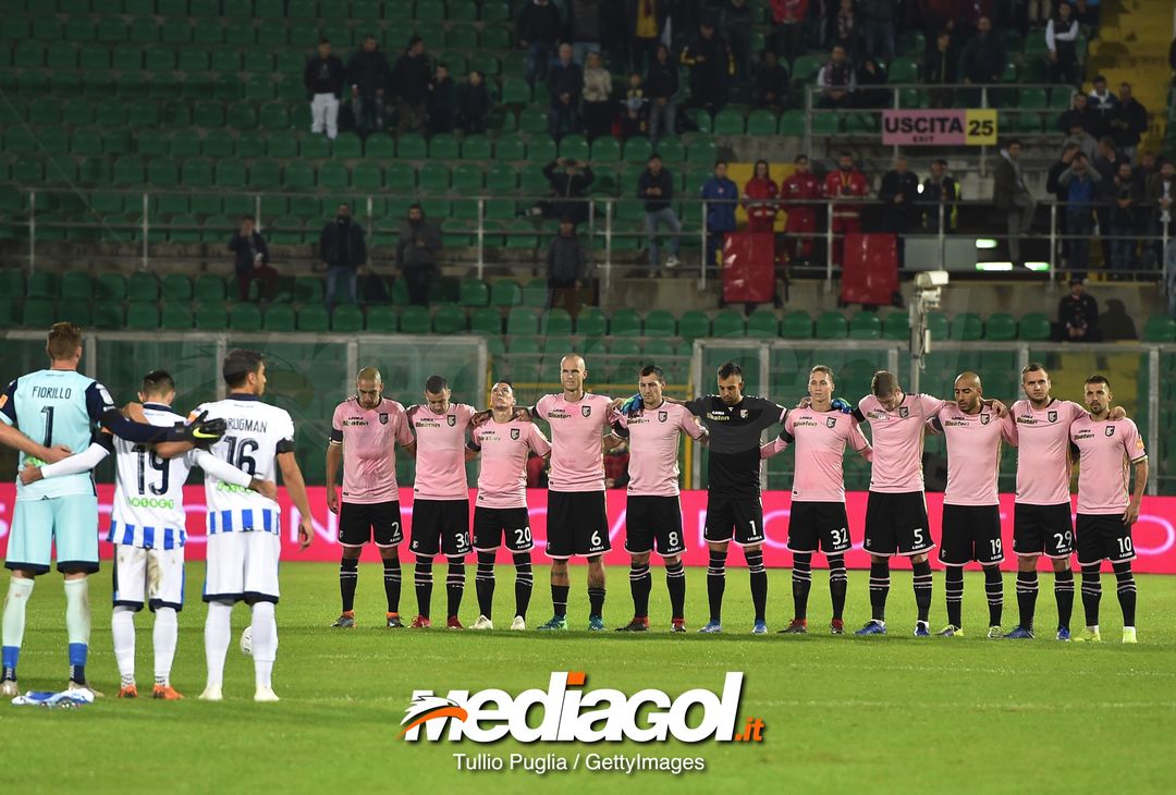  during the Serie B match between US Citta di Palermo and Pescara Calcio at Stadio Renzo Barbera on November 11, 2018 in Palermo, Italy. 