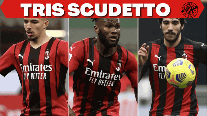 Ismael Bennacer Franck Kessie Sandro Tonali Milan