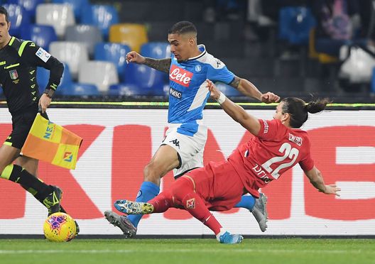 match between SSC Napoli and FC Internazionale. Stadio San Paolo on January 6, 2020 in Naples, Italy. (Photo by SSC NAPOLI/SSC NAPOLI via Getty Images) match between SSC Napoli and FC Internazionale. Stadio San Paolo on January 6, 2020 in Naples, Italy. (Photo by SSC NAPOLI/SSC NAPOLI via Getty Images)