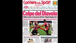 Prima Pagina, Corriere dello Sport: “Colpo del Diavolo, Giroud decide la supersfida”